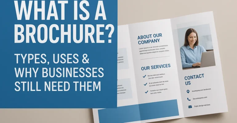 What is a Brochure? Types, Uses & Why Businesses still need them